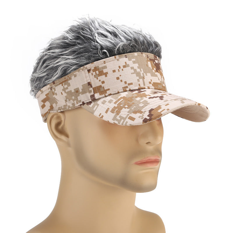 Wholesale Camo Wig Cotton Baseball Cap